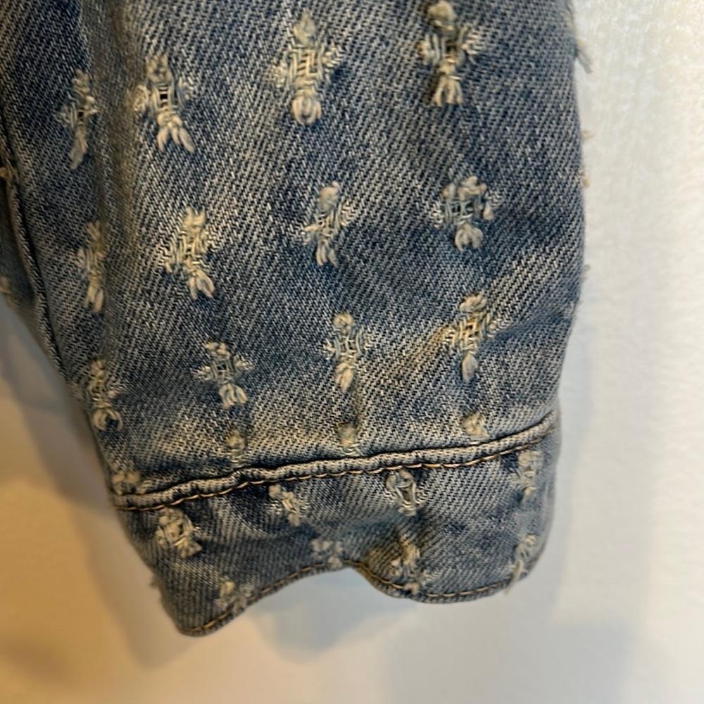 “Tribal Jeans” Ladies Denim Star Pattern Jacket-NWT - Picture 7 of 11